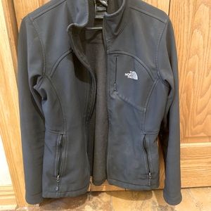 Womens black north face apex jacket